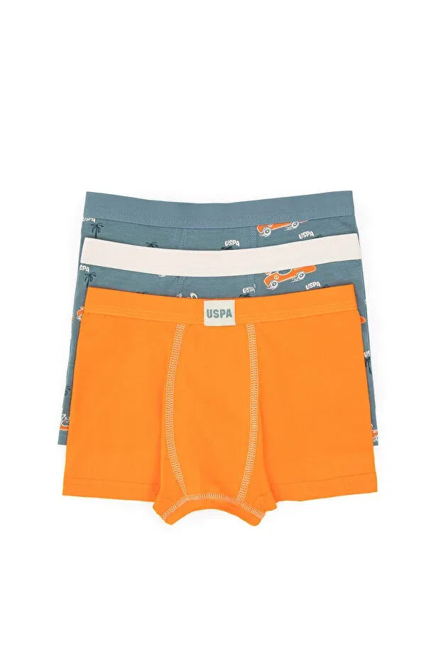 Детский комплект боксеров для мальчиков U.S. Polo Assn., Orange