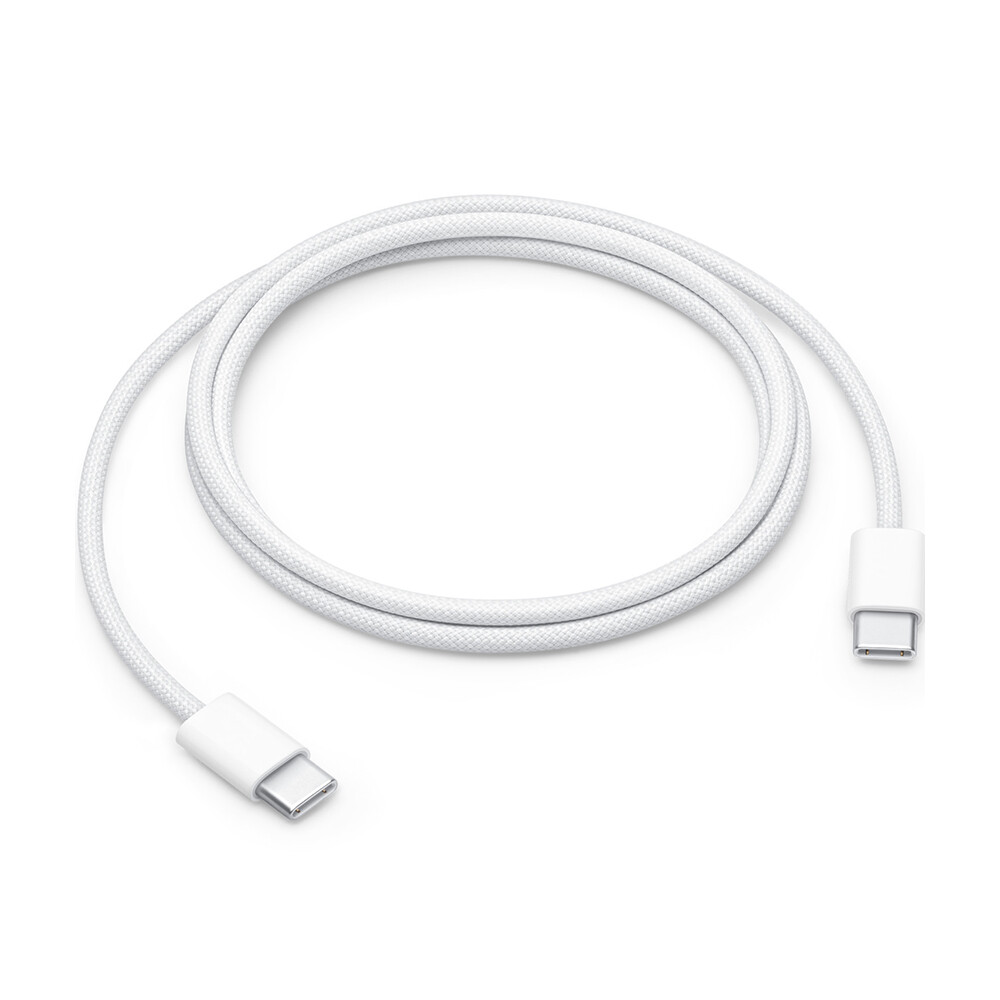 

Зарядный кабель Apple 60 Вт USB Type-C, 1 метр, белый (MQKJ3)