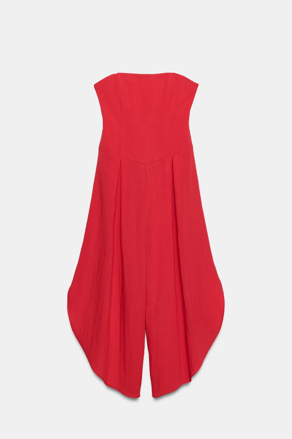 Комбинезон с асимметричным подолом ZARA, Red — фото 3