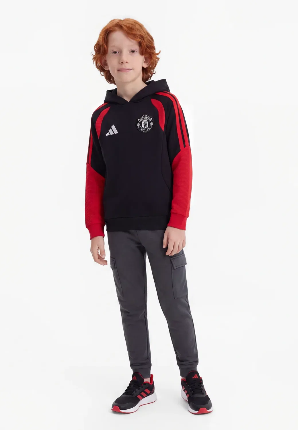 Худи «Манчестер Юнайтед» унисекс - худи Adidas Performance, Black