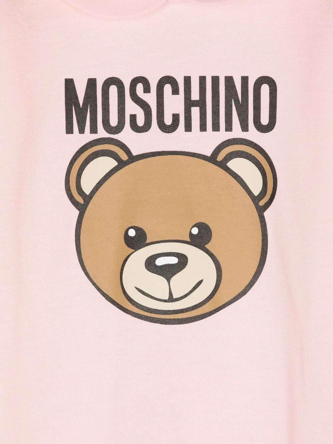 Комплект с изображением медвежонка Moschino, розовый — фото 2