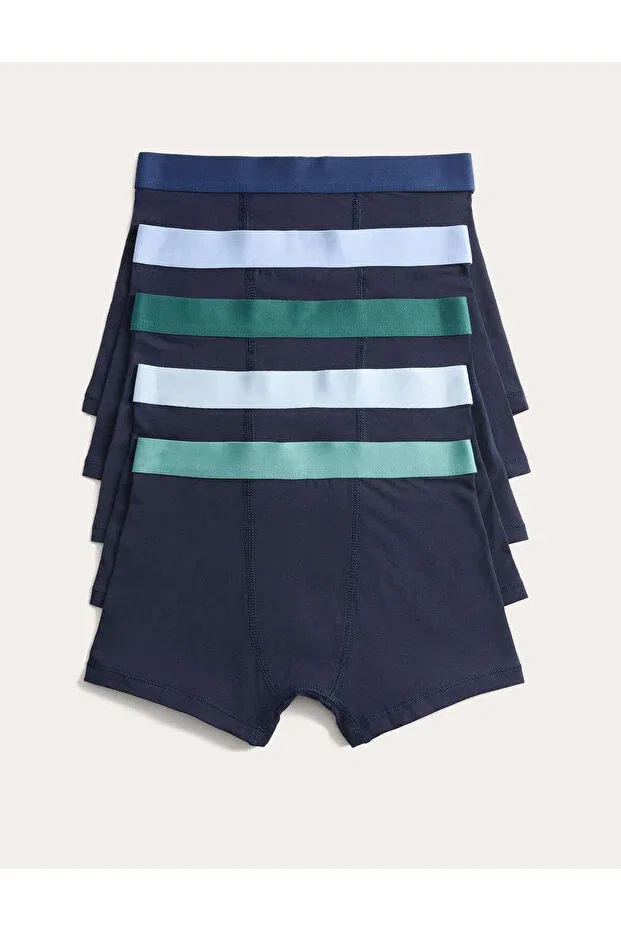 Детские трусы для девочек хлопковые 5 шт. Marks & Spencer, Black Mix