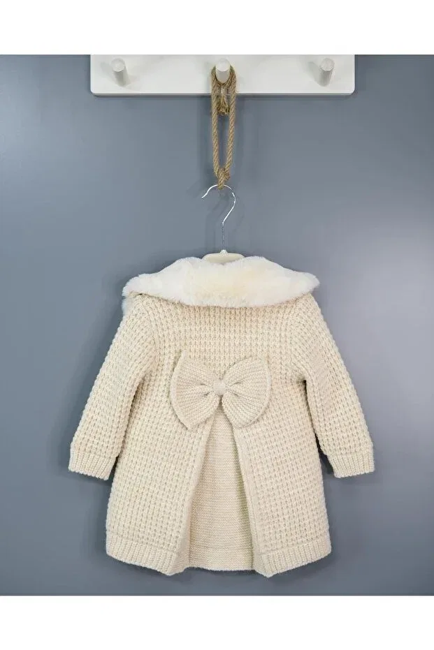 Детский кардиган для новорожденных с длинным рукавом Xomini, Beige — фото 2