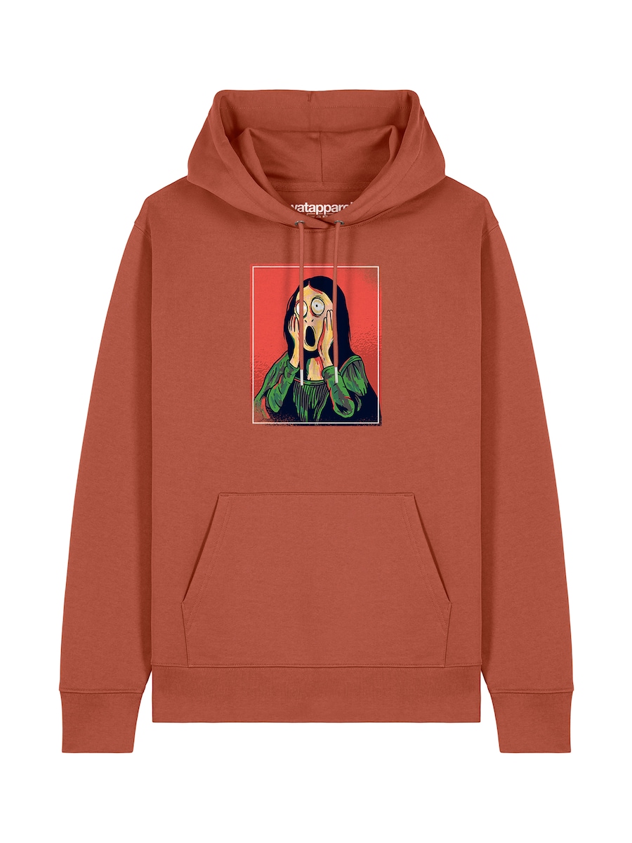 

Толстовка Watapparel Mona Lisa Scream, светло-коричневый