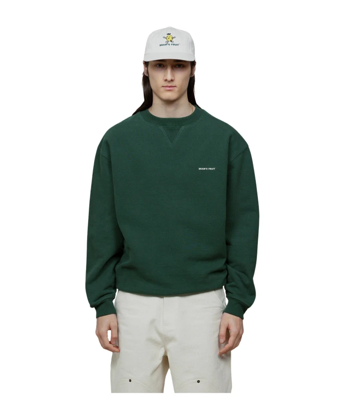 

Зеленая футболка с круглым вырезом и перфорацией Bram'S Fruit, зеленый