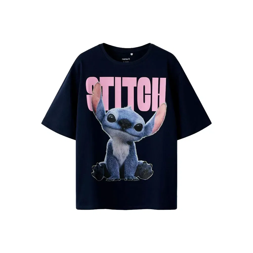 Футболка с коротким рукавом Nibus Stitch Name It, синий