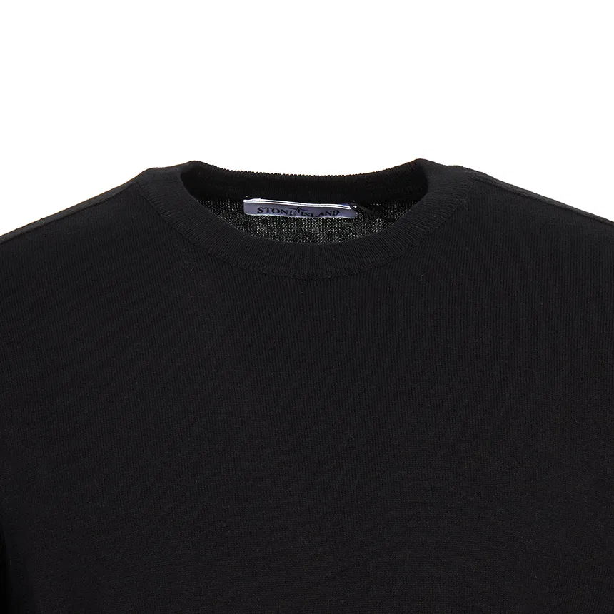Детский свитер с круглым вырезом Stone Island, Black — фото 4