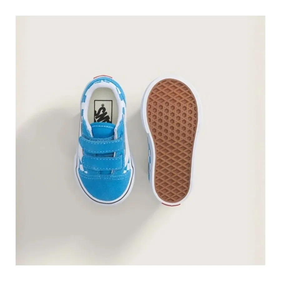 Детские повседневные кроссовки с классическим дизайном Old Skool V Vans, Синий — фото 4