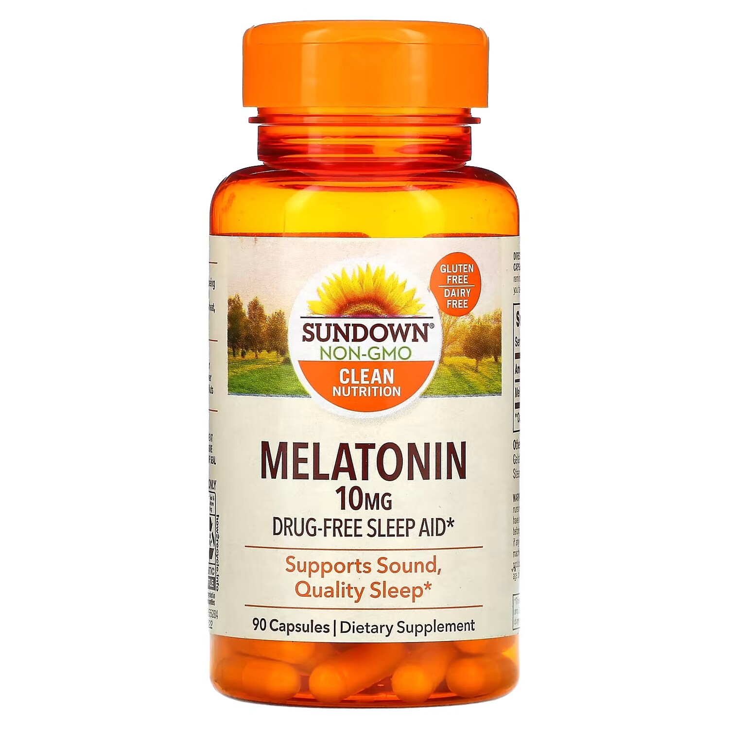 

Sundown Naturals Мелатонин 10 мг, 90 капсул