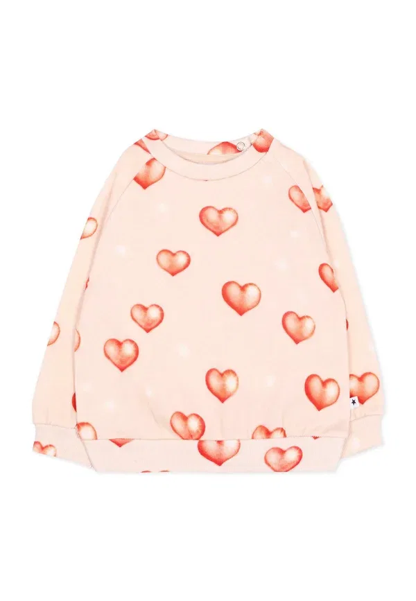 Свитшот с принтом Felpa Molo pink, розовый