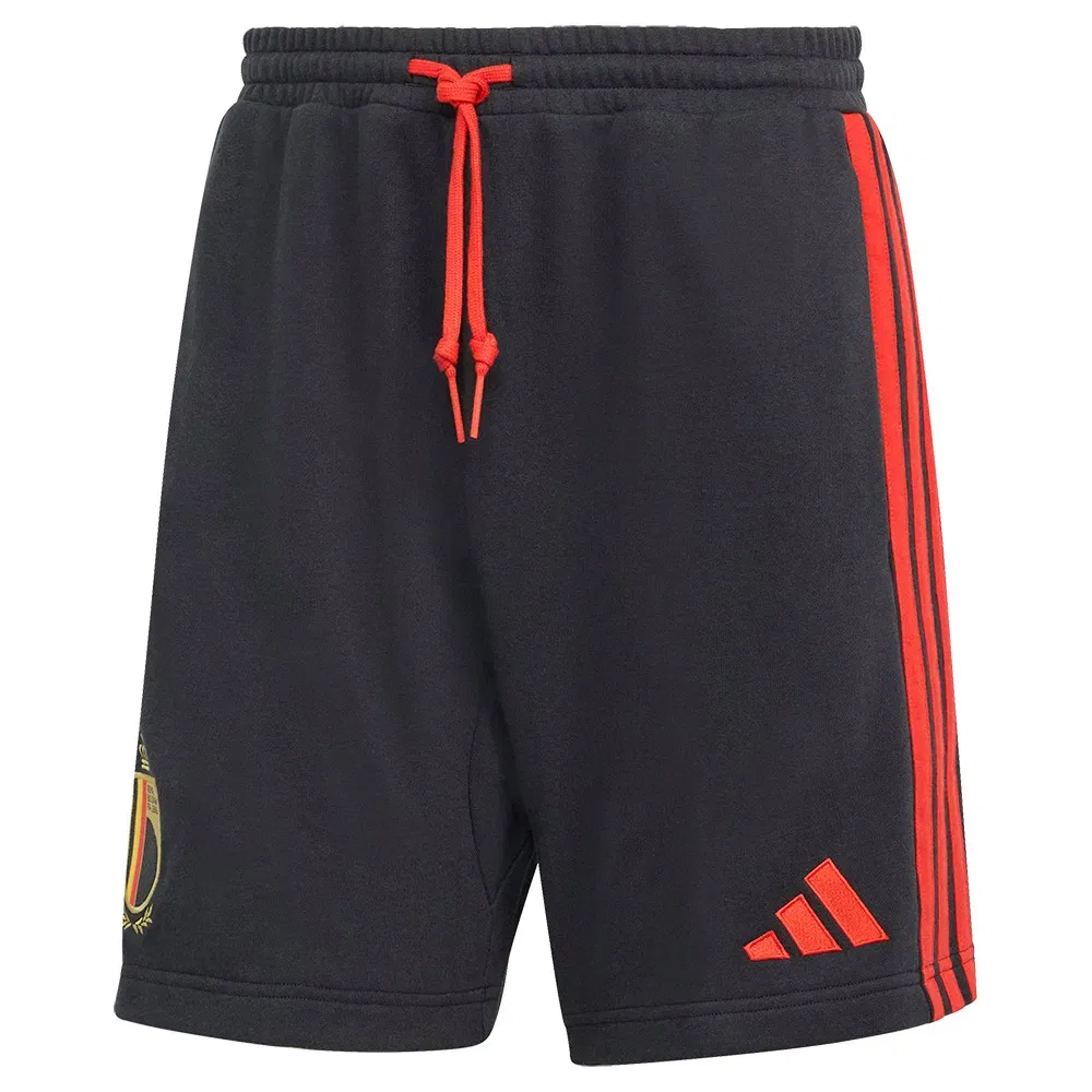 Мужские шорты с принтом Belgium DNA Adidas, Black