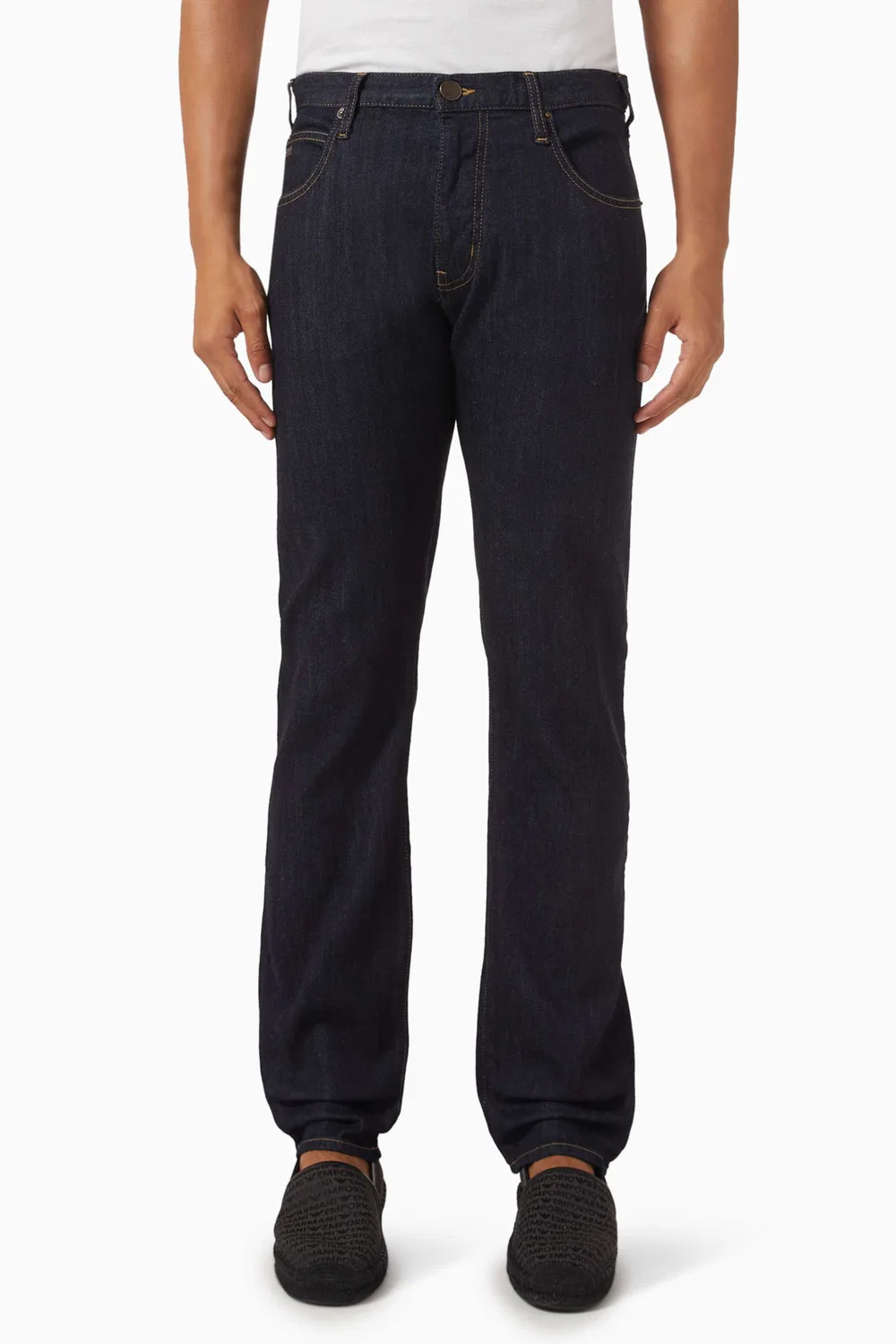 Джинсы прямого кроя Regular-fit Emporio Armani