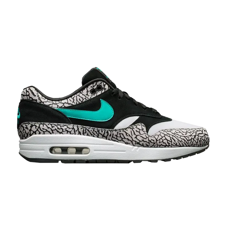 

Кроссовки Nike Atmos x Air Jordan x Air Max 1 'Elephant', черный