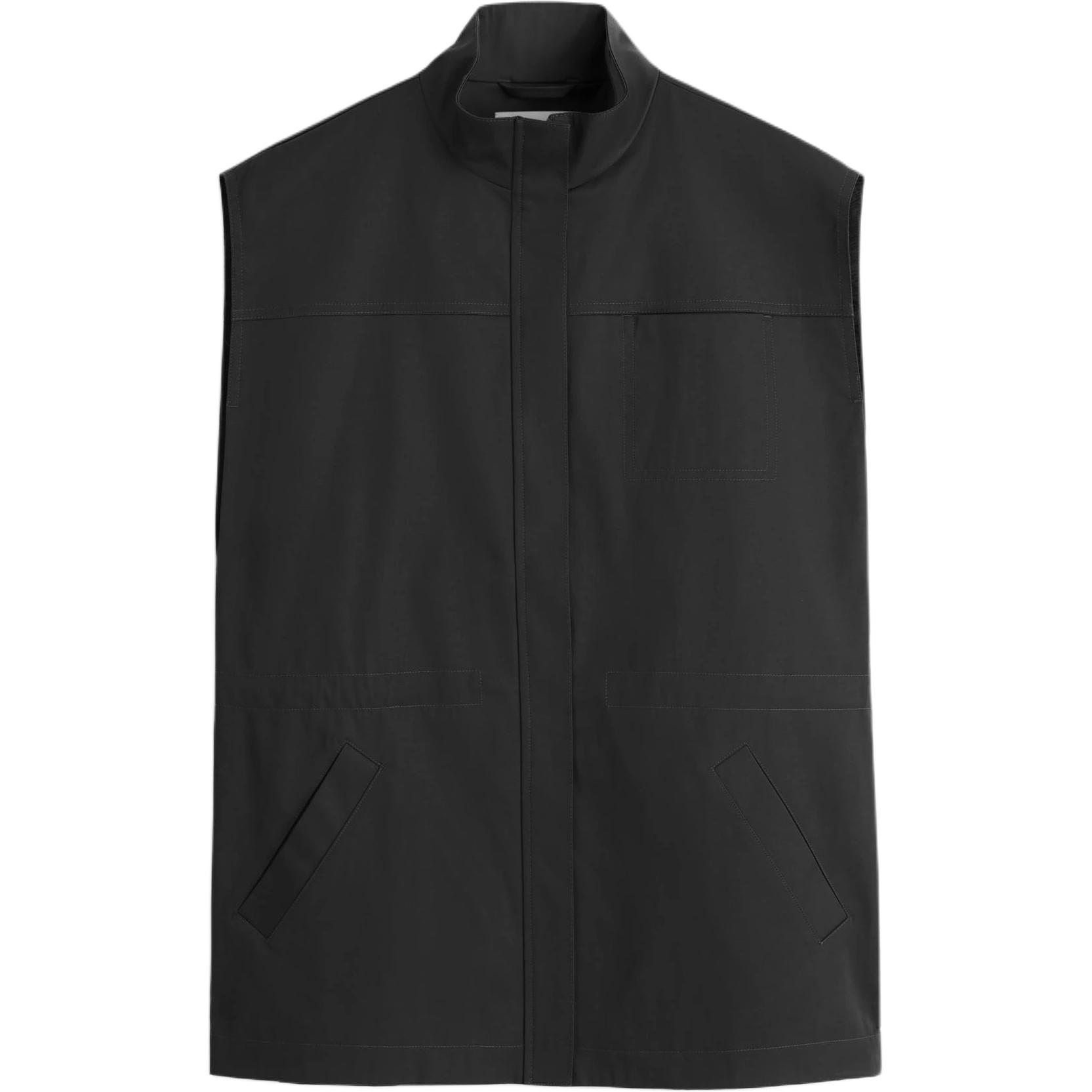 

COS Женский черный жилет, Black