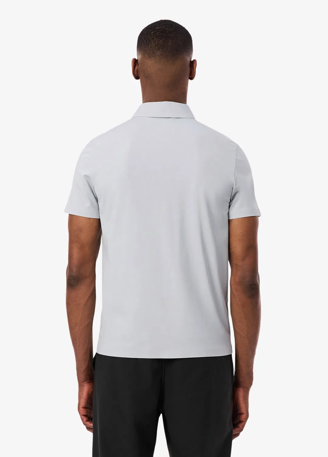 Поло Lacoste Commuter Regular Fit, серый — фото 4
