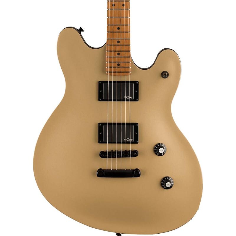 

Squier Contemporary Active Starcaster Electric Guitar, Жареный клен, Shoreline Gold