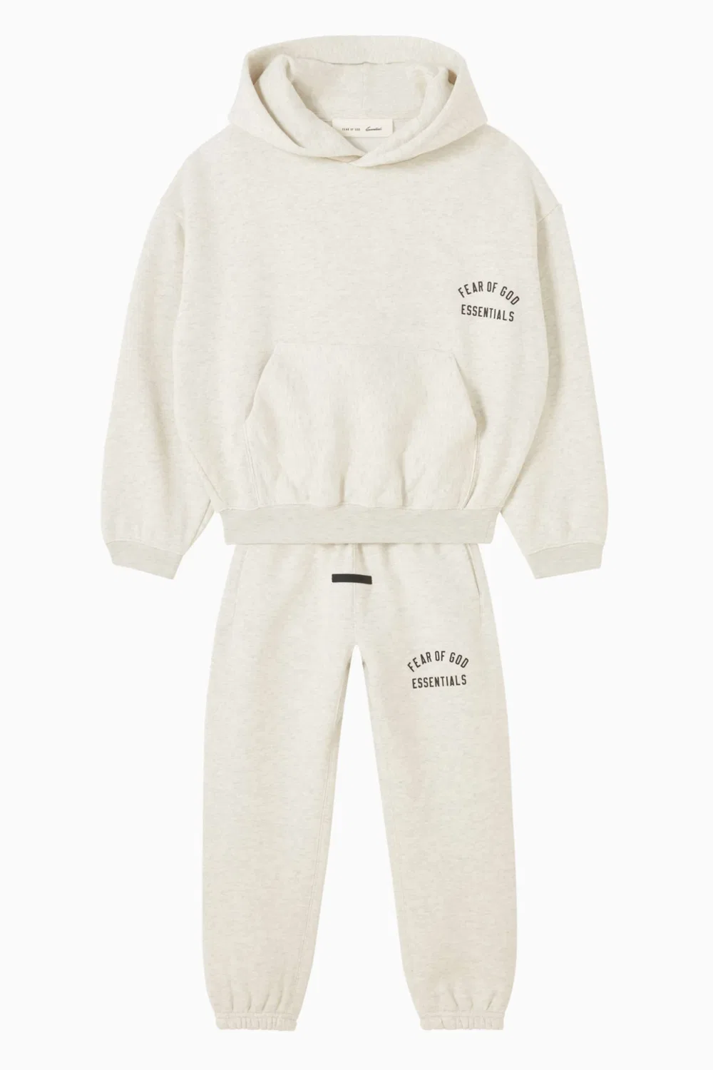 Худи классическое из хлопкового флиса Fear of God Essentials — фото 2