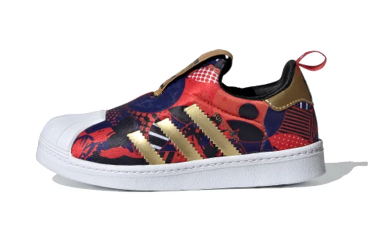 Детские кроссовки для скейтбординга с принтом Superstar 360 C Adidas Originals, Dark Blue Orange