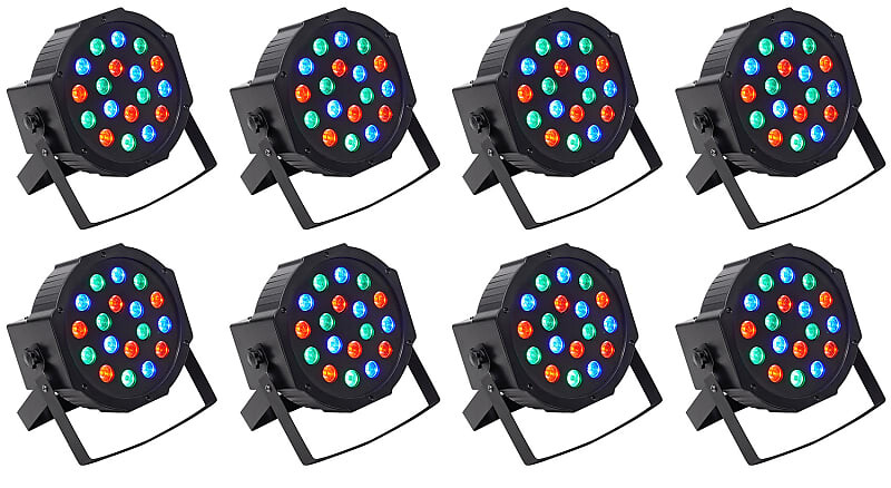 

Перезаряжаемые лампы Rockville RockPAR50 LED RGB Compact Par Can DJ