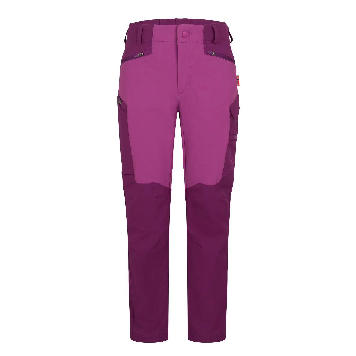 Детские спортивные брюки Seiland Pants Trollkids, Bengalrosa / Sturmgrau