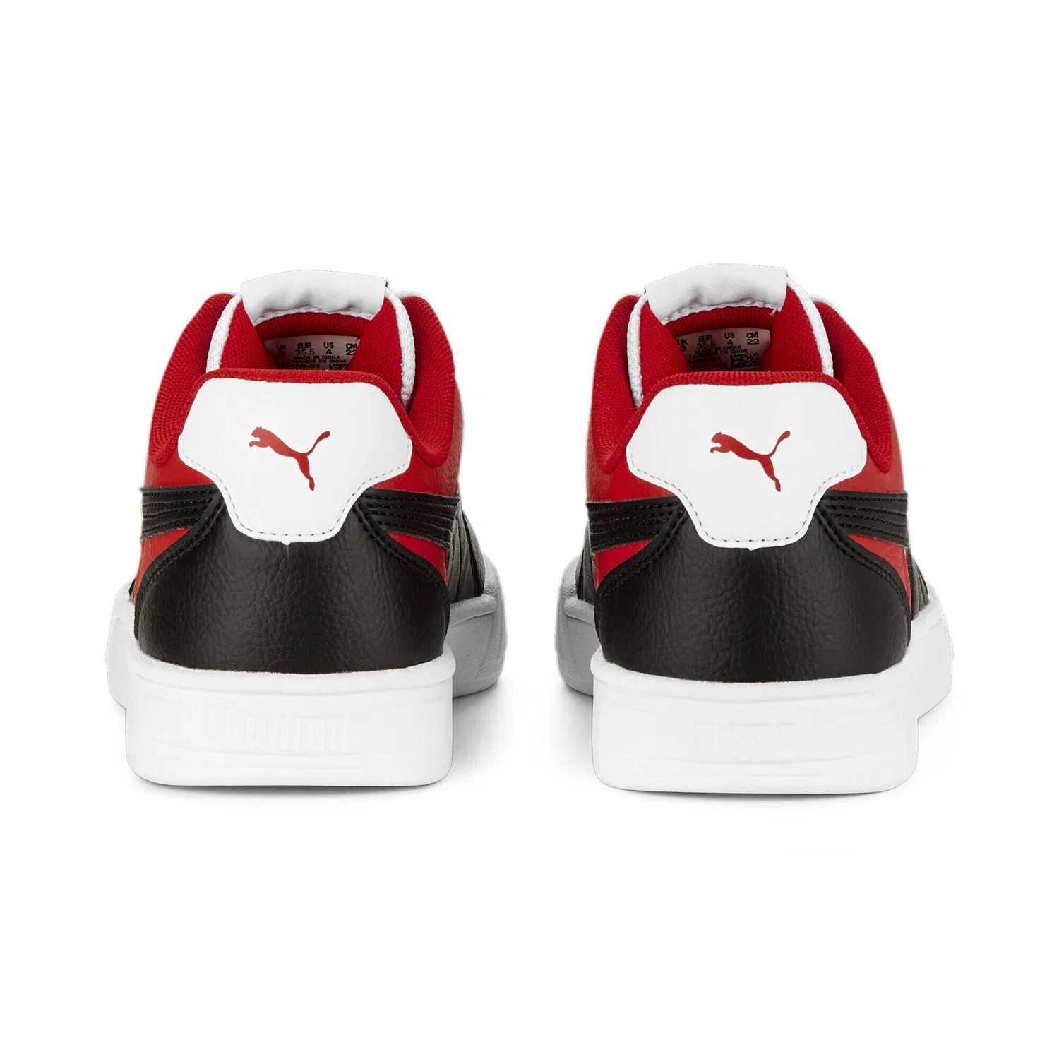 Детские кроссовки Caven Block Sneakers Puma, Weiß Schwarz Rot — фото 2