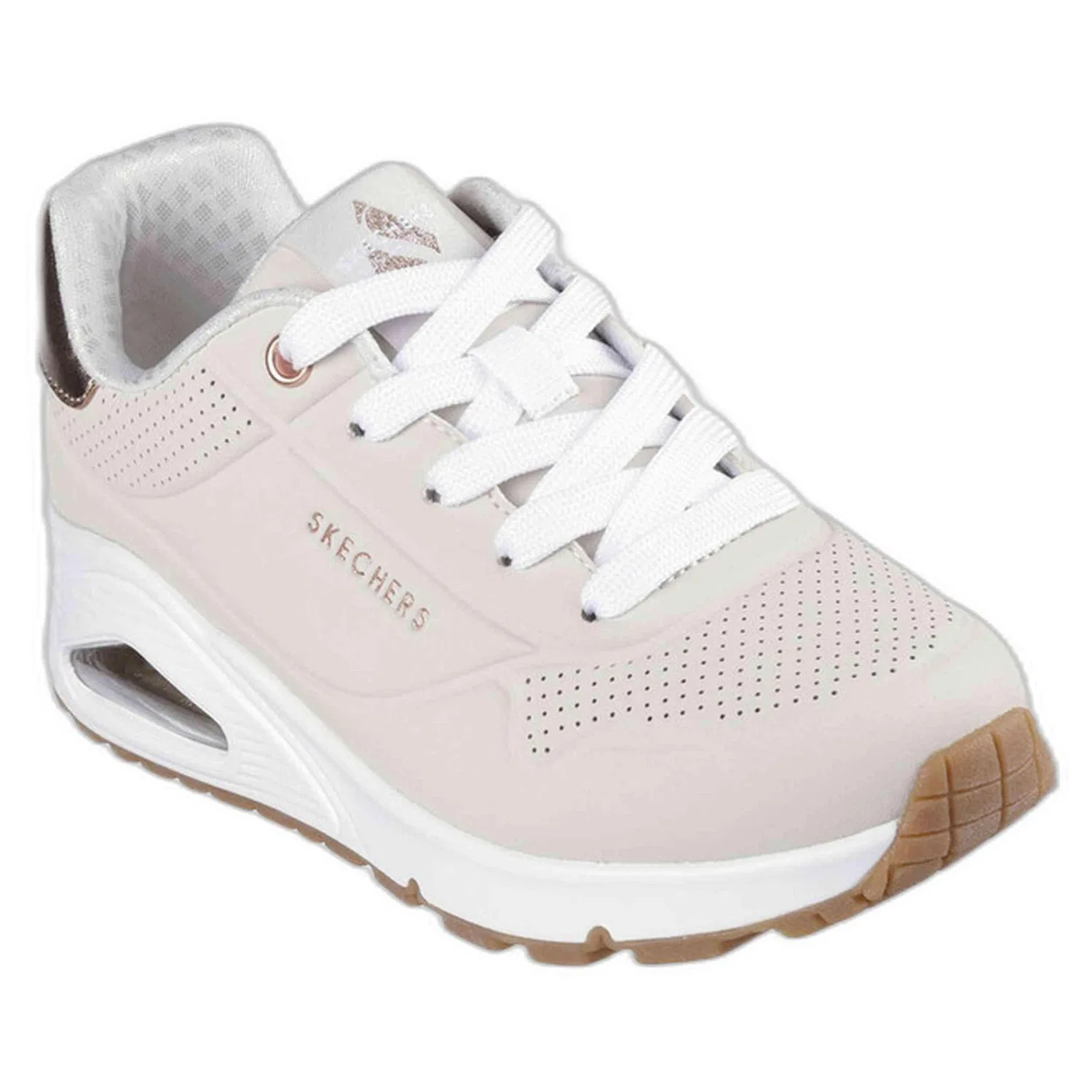 Детские кроссовки для девочек Skechers 310545LNAT, Beige — фото 2