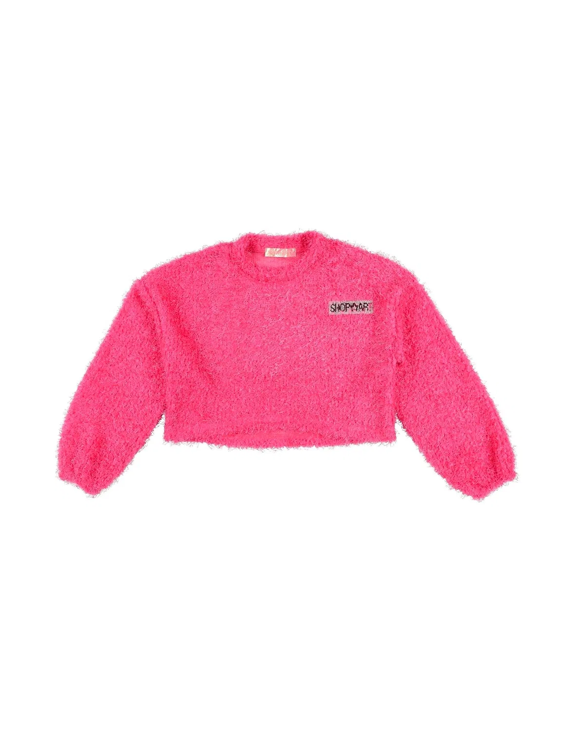 Свитер с аппликацией Shopart, фуксия