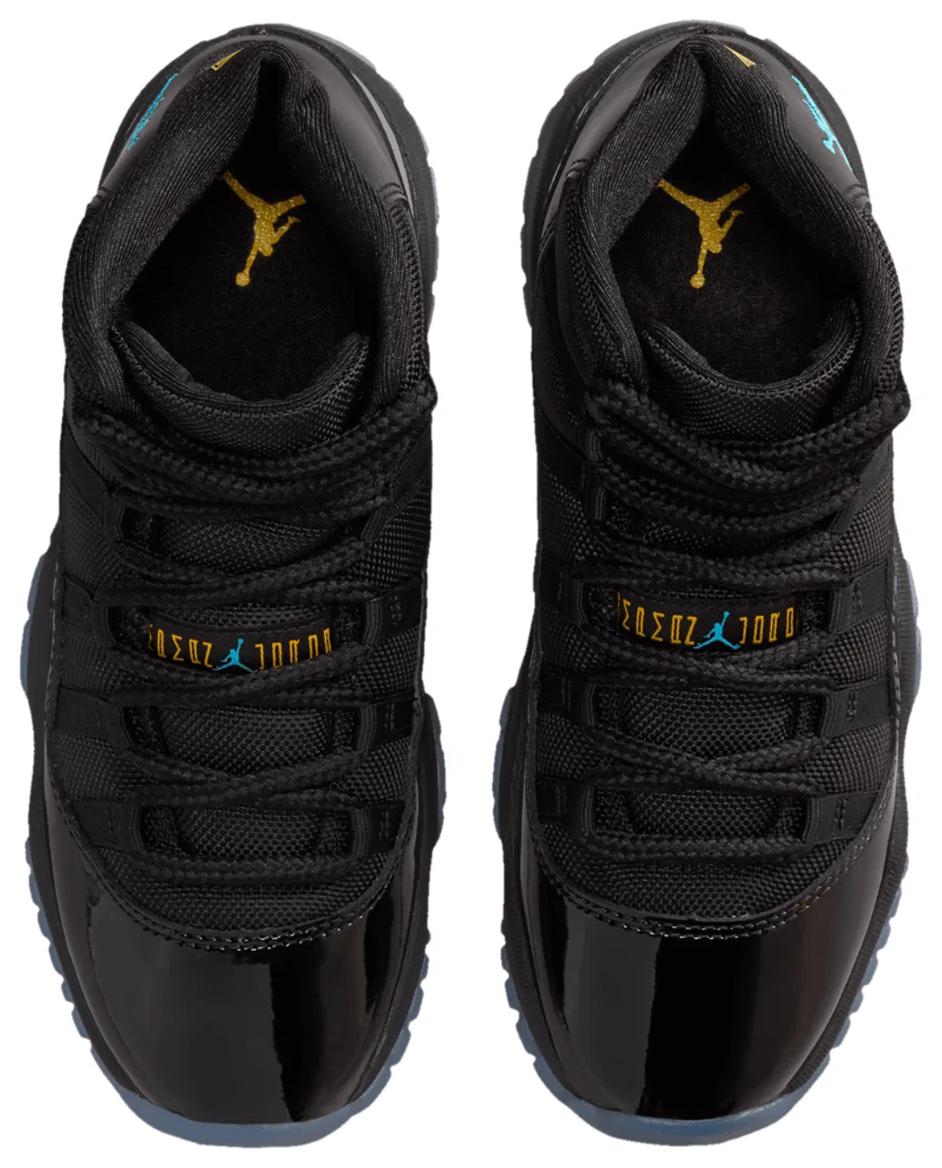 Кроссовки для мальчиков Retro 11 Jordan, цвет Black/Black/Gamma Blue — фото 4