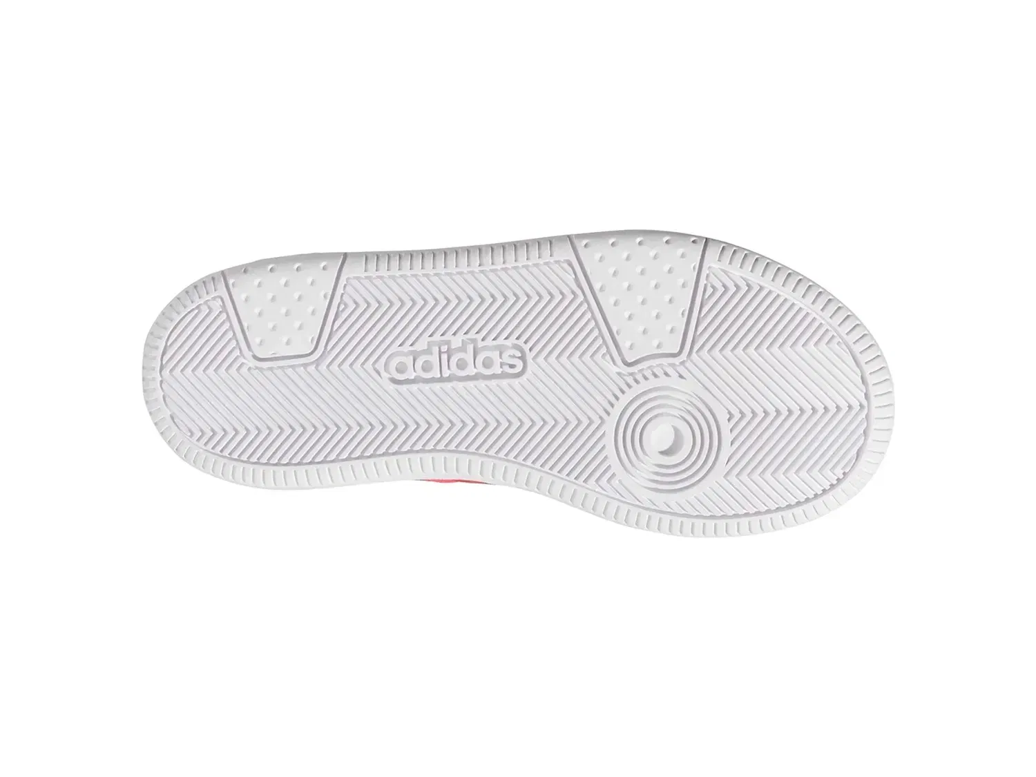 Кроссовки Hoops Classic, adidas, белый/красный — фото 4