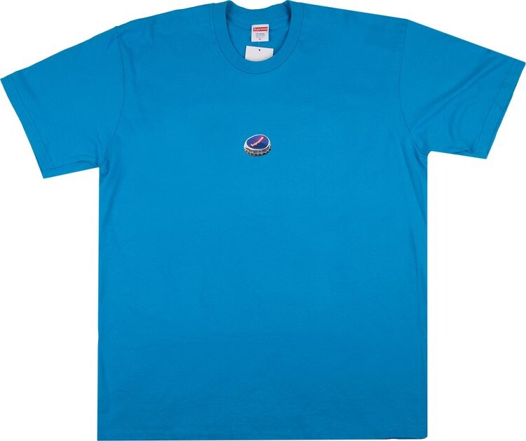 

Футболка Supreme Bottle Cap Tee 'Bright Blue', синий