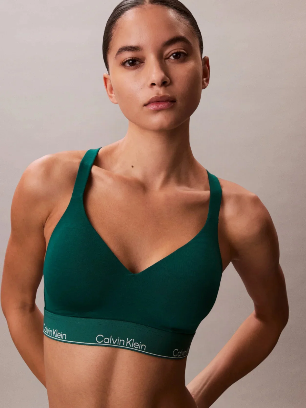 Бюстгальтер Calvin Klein Lift Bralette, травяной