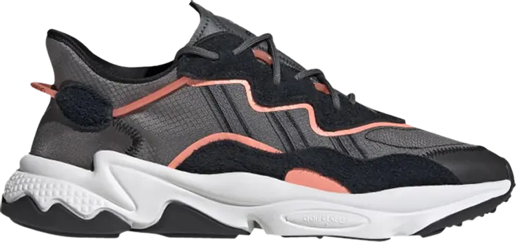 

Кроссовки Adidas Ozweego 'Black Signal Coral', черный