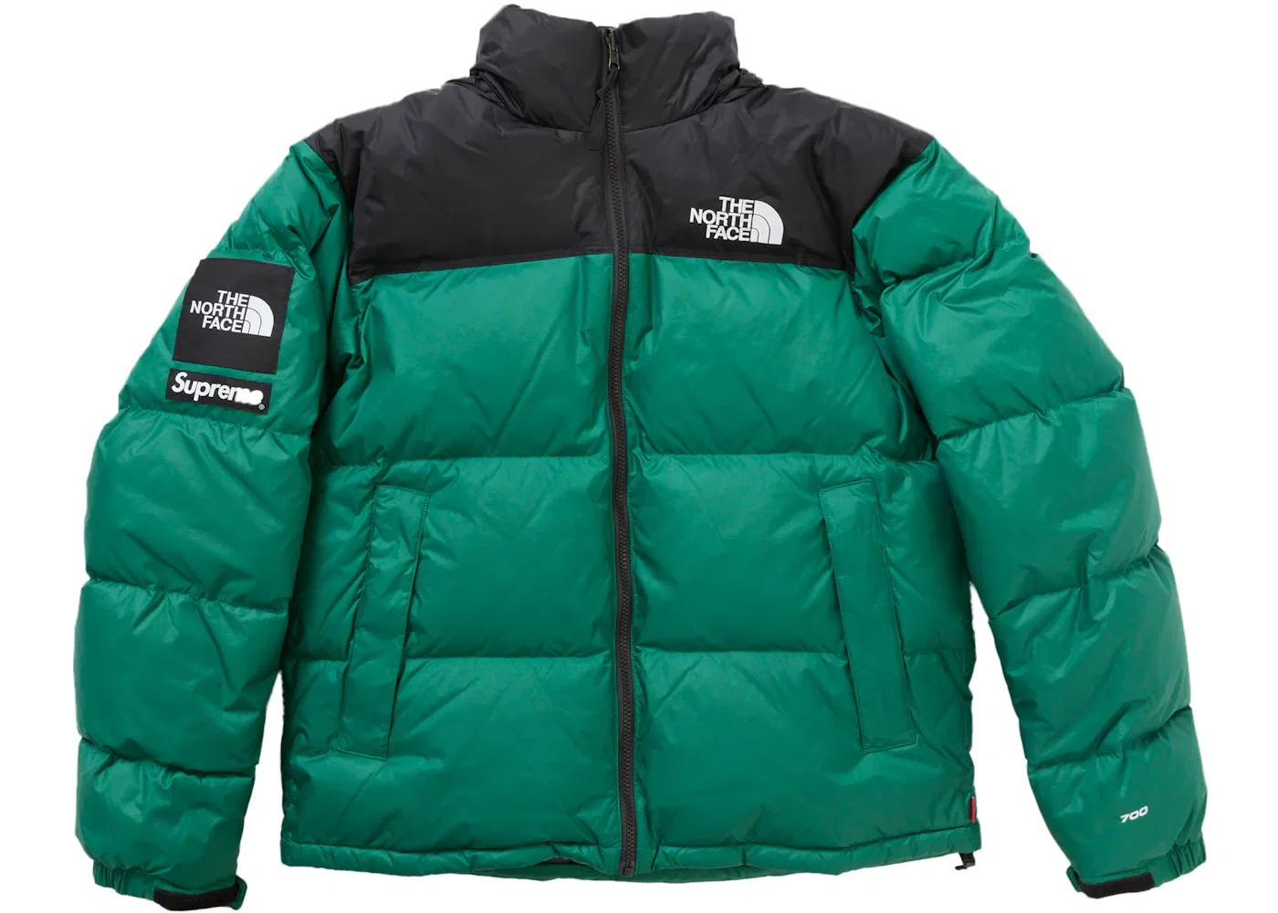 Мужская куртка с принтом Nuptse Jacket Supreme, Green — фото 2