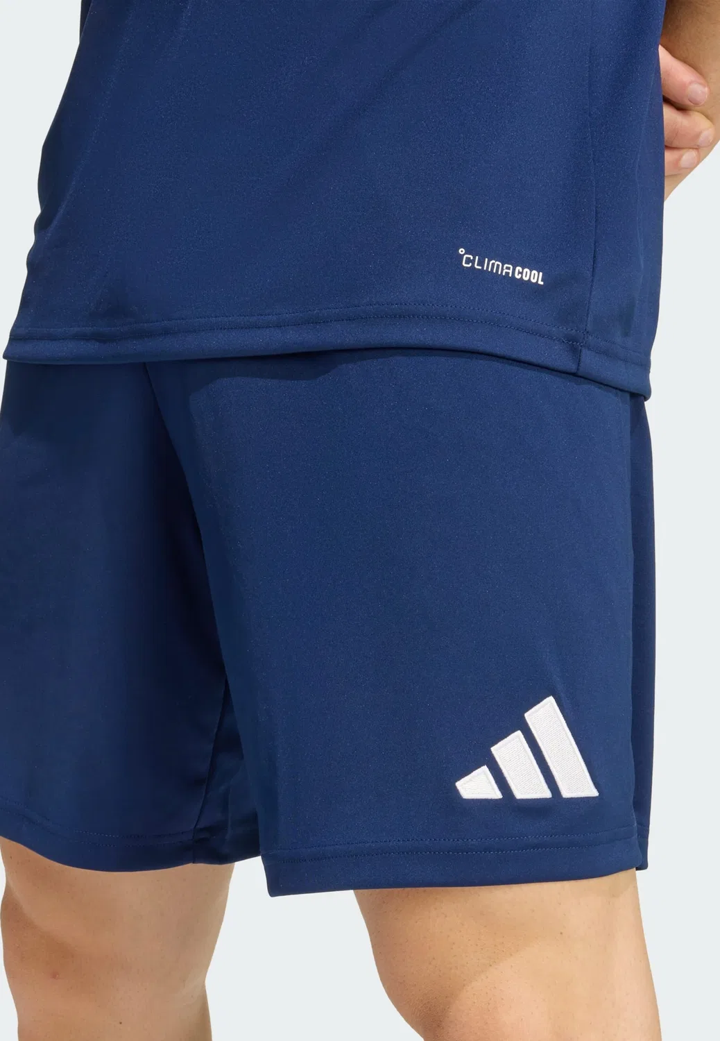 Спортивные шорты Adidas Performance свободного кроя Entrada26 темно-синего цвета — фото 4