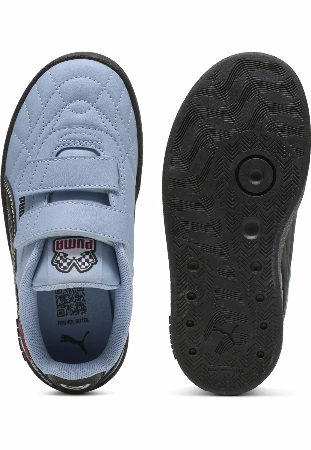 Club II Racing Crew Hallenschuhe унисекс - кроссовки Puma, Chambray Blue- Black — фото 3