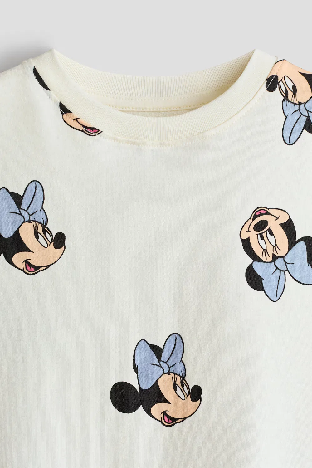 Набор из 3 футболок с принтом H&M, Helles Mattblau/Minnie Maus — фото 4