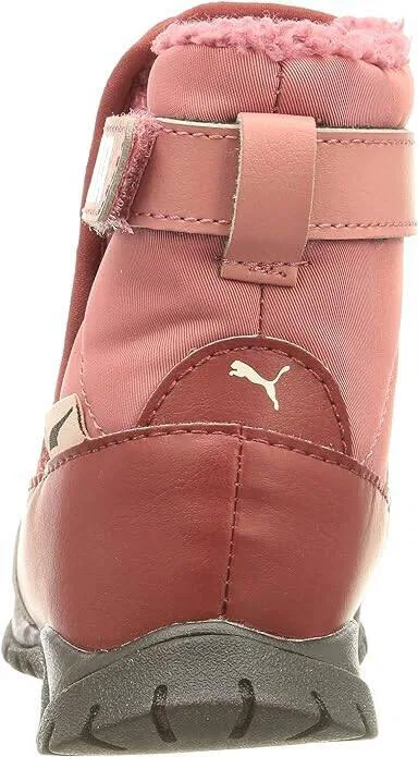 Детские утепленные снегозащитные ботинки Puma Nieve, Rosa — фото 3