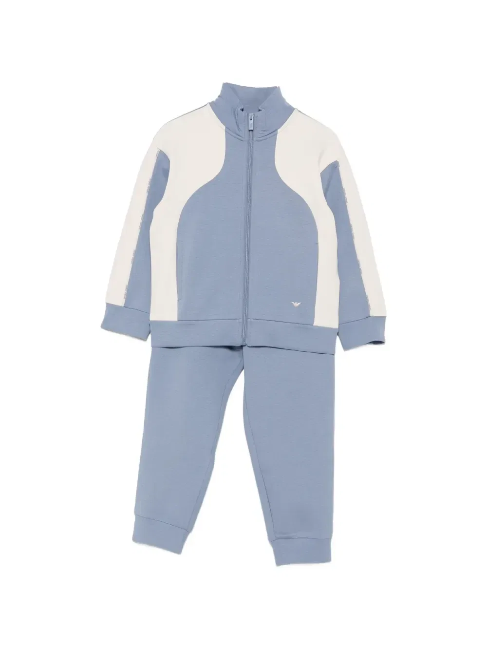 Спортивный костюм-двойка с логотипом Emporio Armani Kids, синий