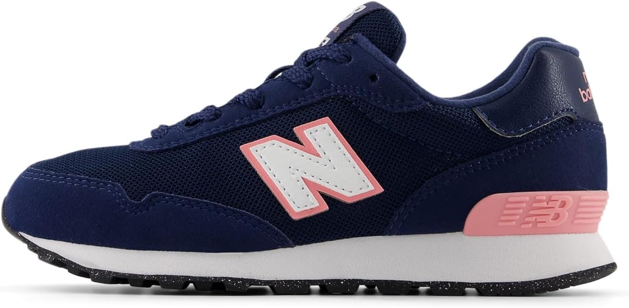 Кроссовки New Balance Kids 515 V1 на шнуровке, Nb Navy/Double Bubble — фото 2
