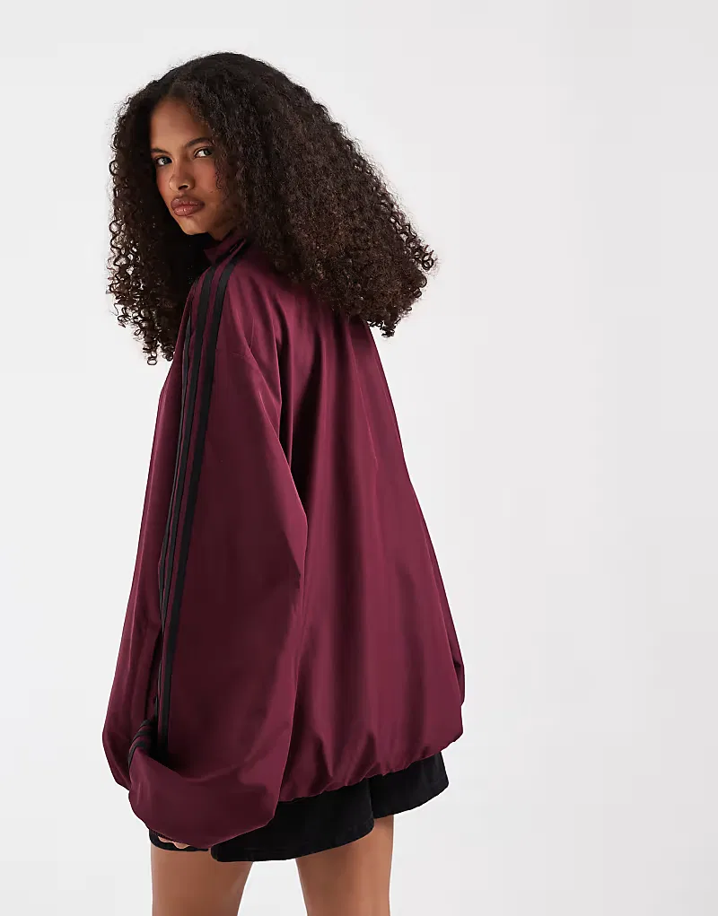 Спортивная куртка Adidas Originals Firebird из тканого материала, бордовый — фото 4