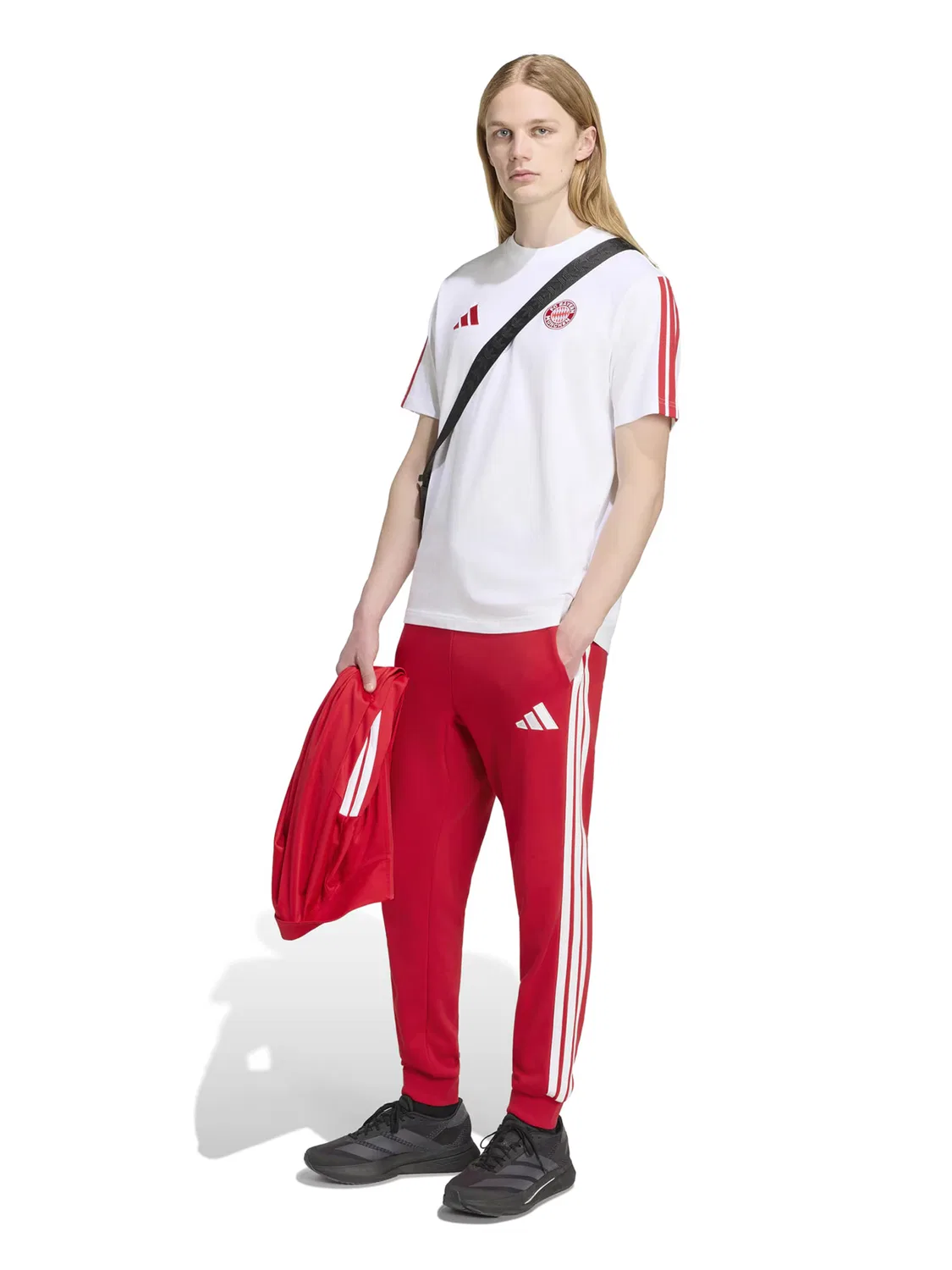 Футболка Adidas Performance Shirt FCB DNA белого цвета — фото 4