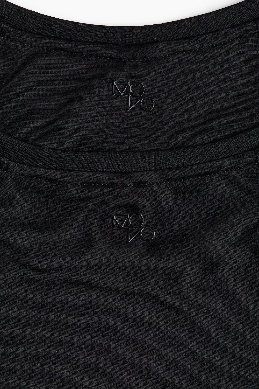 Комплект из 2 спортивных футболок с технологией Drymove H&M, Schwarz — фото 2