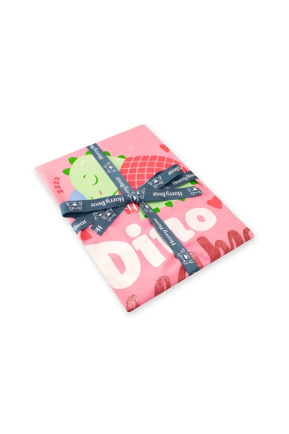 Детская ночная рубашка Dino Dreams Harry Bear, Pink — фото 4