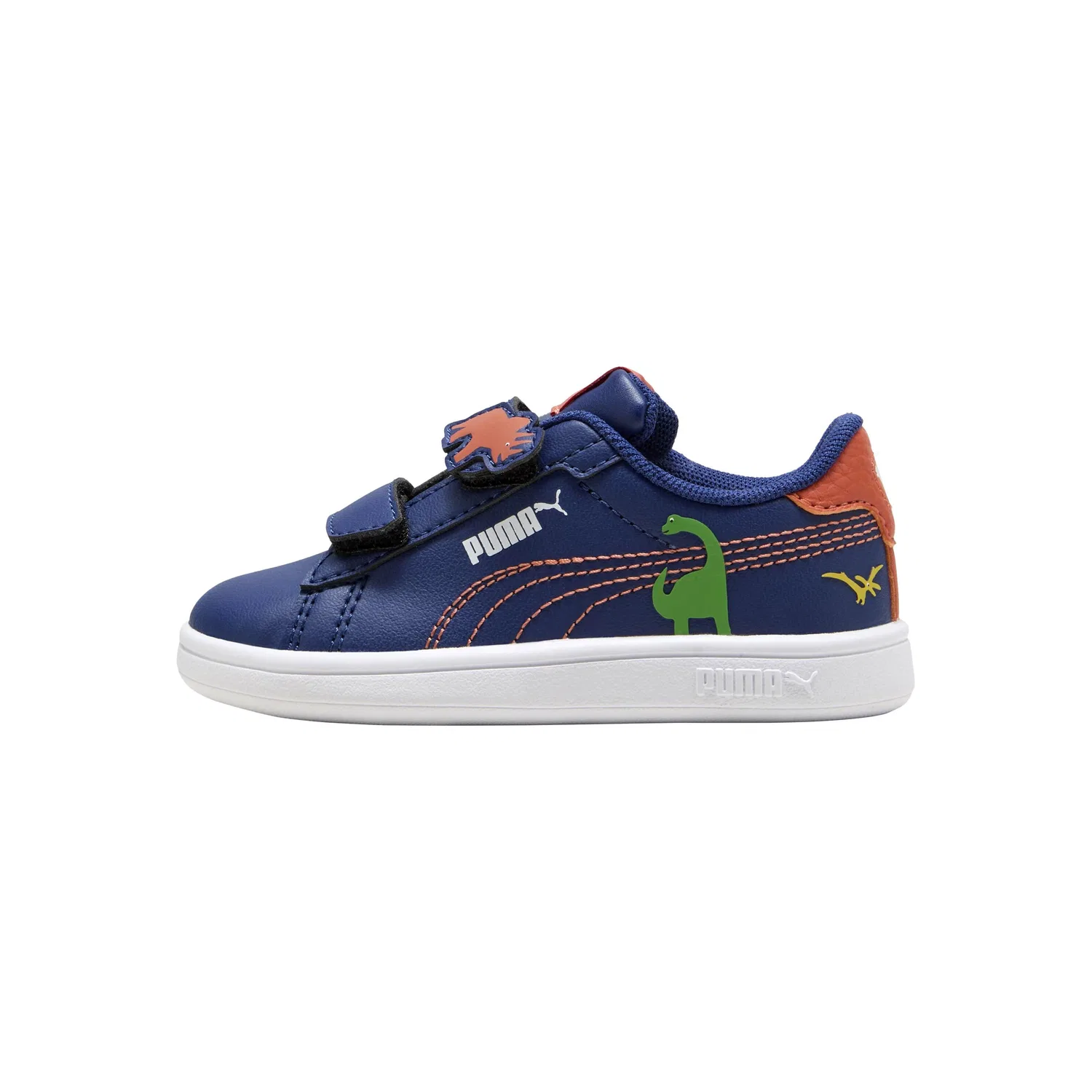 Детские кроссовки с принтом Puma Smash 3.0 Dino V Inf, Bunt Blau