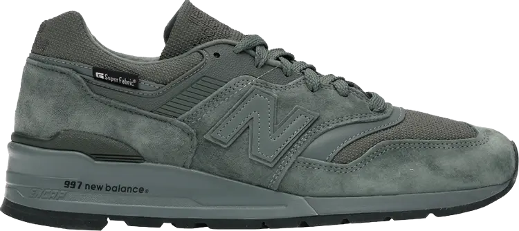 

Кроссовки New Balance SuperFabric x 997 Made In USA 'Olive', зеленый