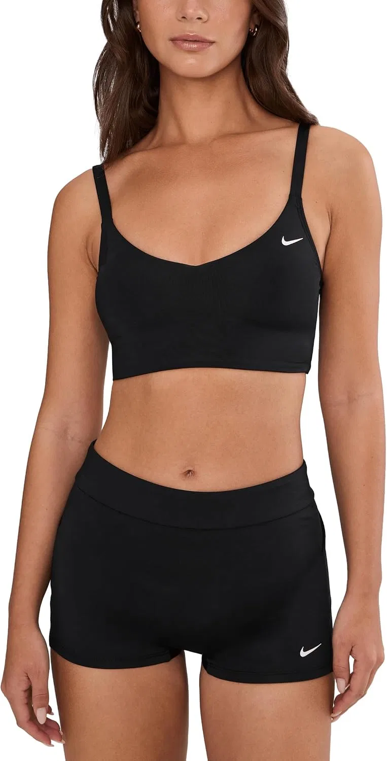 Женские шорты для бикини Effortless Essential Kickshort Nike, Black — фото 2