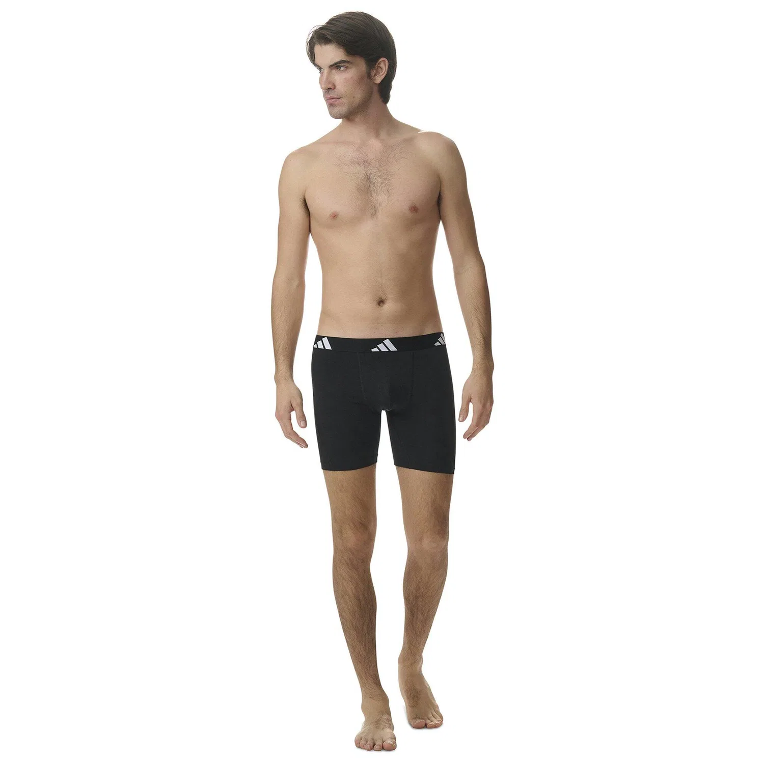 Мужские боксеры с принтом Active Flex Cotton Adidas, Schwarz — фото 2