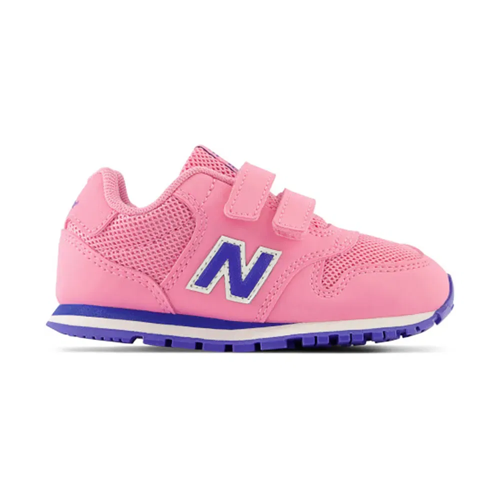 Детские кроссовки для девочек с липучками New balance 500, Pink — фото 4