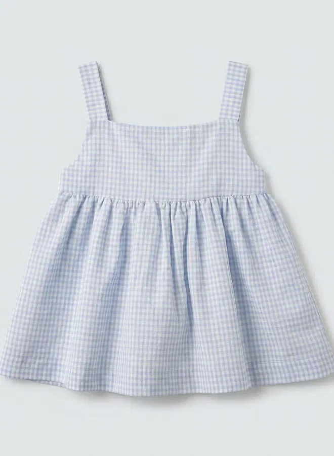 Платье в клетку Ginny Gingi Store, голубой