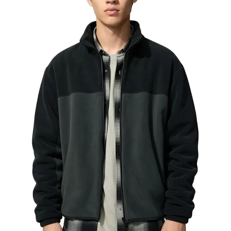 Детская куртка с воротником-стойкой Dark Gray UNIQLO